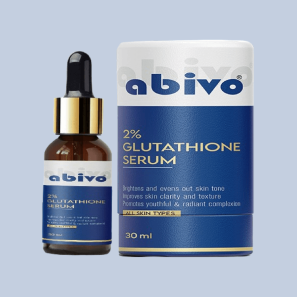 Abivo 2% Glutathione Face Serum | Reduces dark spots & Pigmentation | Gives Glowing & Healthy Complexion | 30 ML